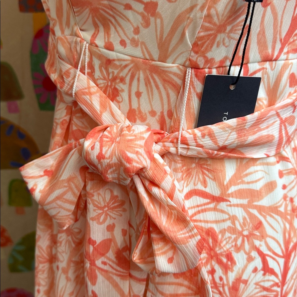 Tommy Hilfiger Sleeveless Layered Faux Wrap Floral Dress. Size 6. NWT - Picture 8 of 11